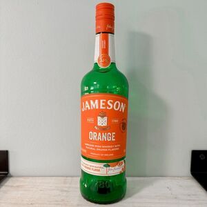 Jameson Orange Empty Liquor Alcohol Bottle